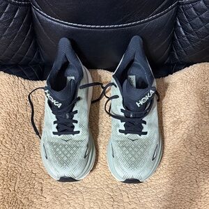 Hoka Athletic Shoes - Black and light green